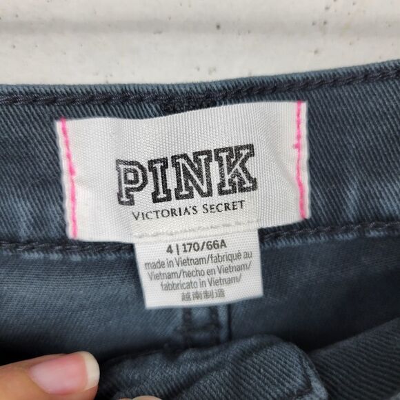 Pink Victoria's Secret Denim Shorts. Black 4#023 - Picture 12 of 14